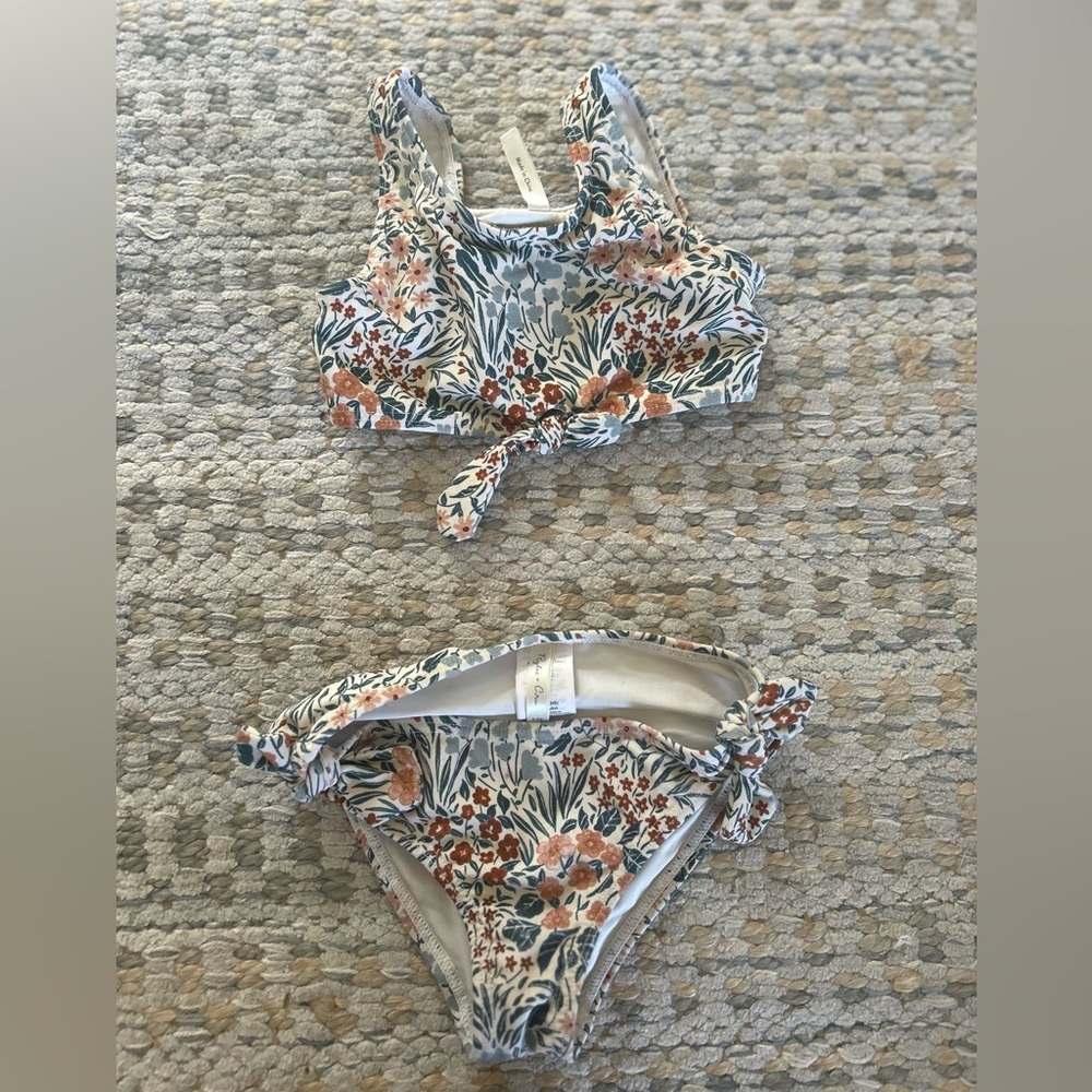 Rylee & Cru Two Piece Little Girls Swimsuit